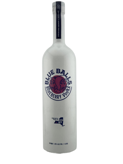 Blue Balls Blueberry Vodka - 1L Award-Winning Natural Blueberry Vodka | Best Flavored Vodka 2023