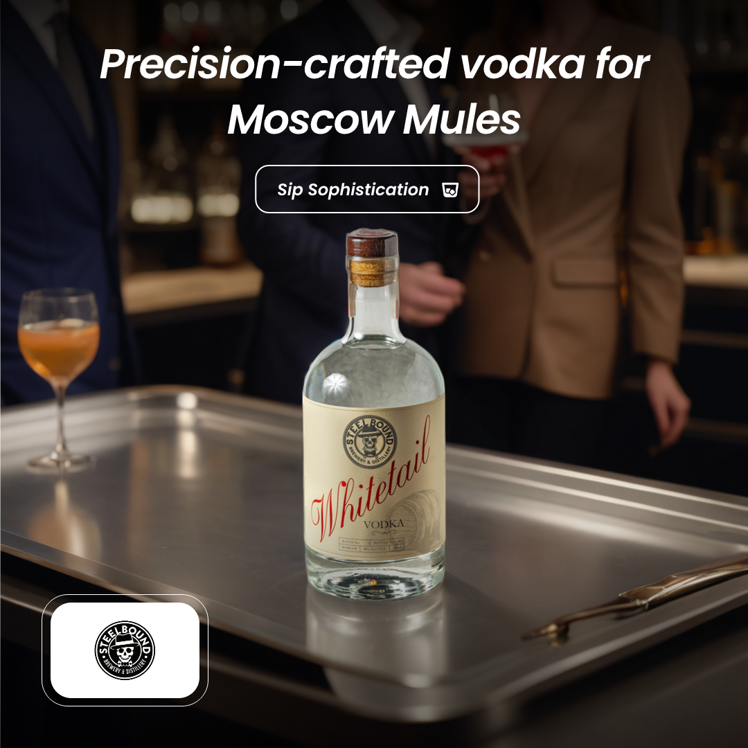 Whitetail Vodka - 750ml Award-Winning Smooth Spirit | Pure NY Craft